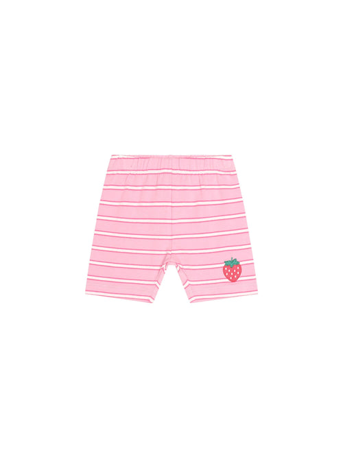Huxbaby - Strawberry Créme Stripe Bike Short | Multi