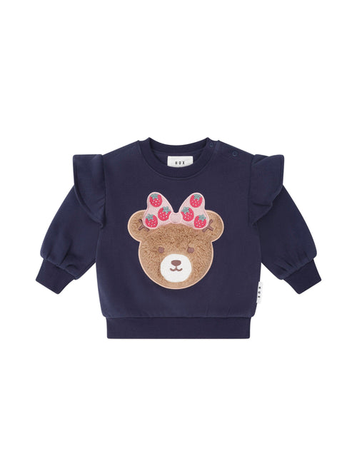 Huxbaby - Strawberry Fields Huxette Bow Sweatshirt