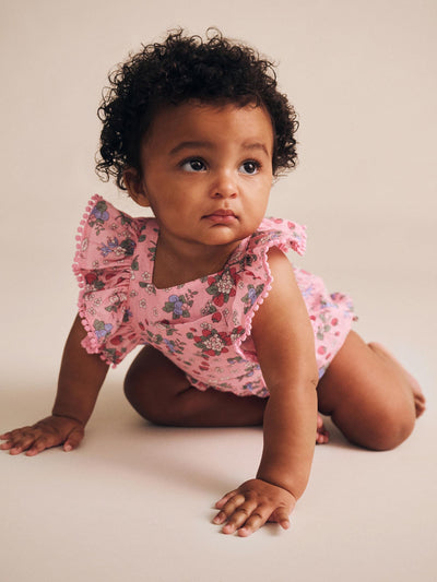 Huxbaby - Strawberry Garden Playsuit - HB0031S25 Playsuit Huxbaby 