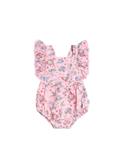 Huxbaby - Strawberry Garden Playsuit - HB0031S25 Playsuit Huxbaby 