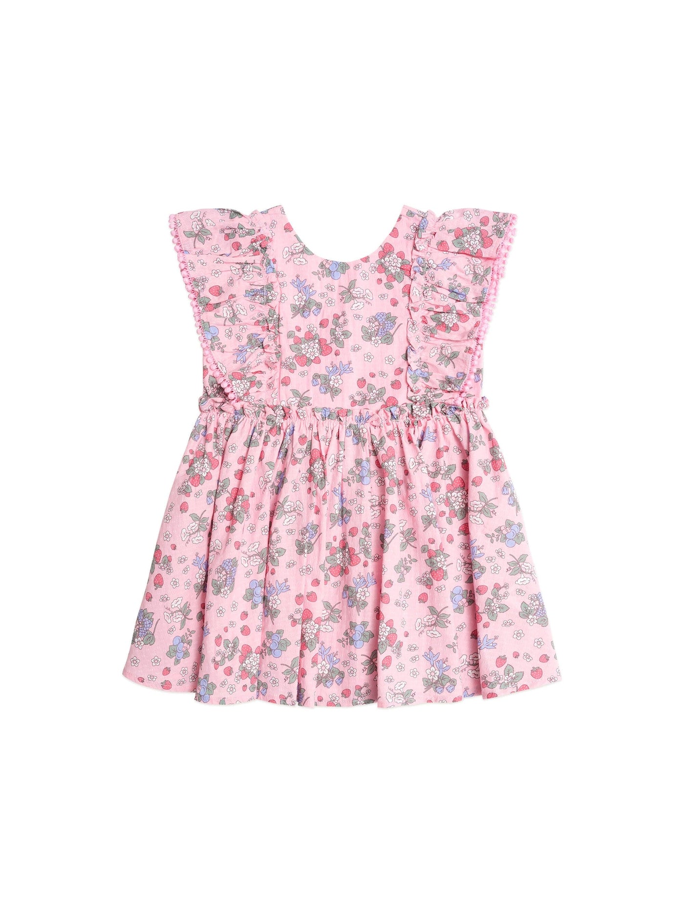 Huxbaby - Strawberry Garden Sunday Best Dress - HB1056S25 Short Sleeve Dress Huxbaby 