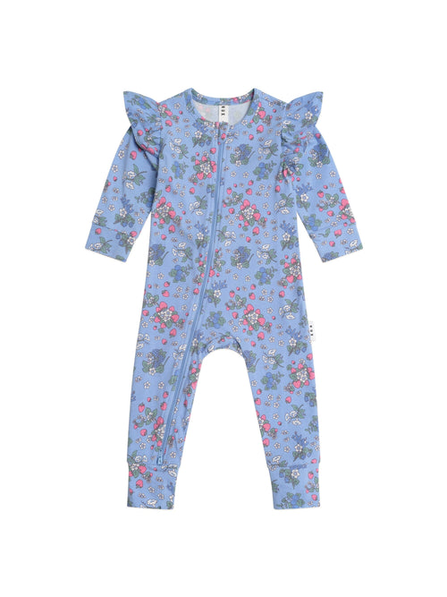 Huxbaby - Strawberry Garden Zip Romper - HB0383S25