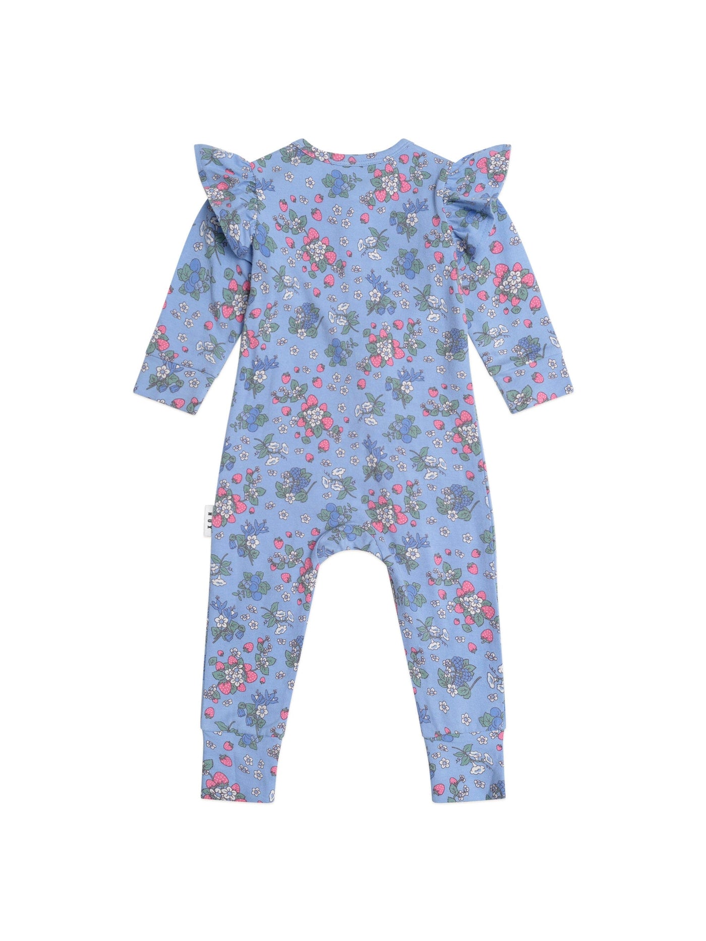Huxbaby - Strawberry Garden Zip Romper - HB0383S25 Romper Huxbaby 