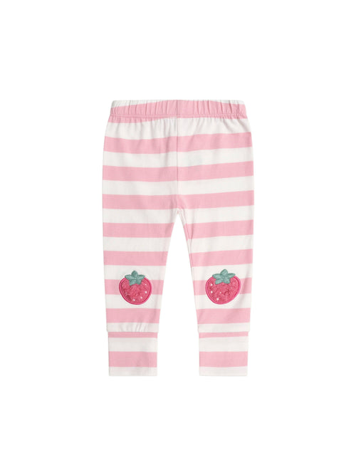 Huxbaby - Strawberry Stripe Leggings - HB6145S25