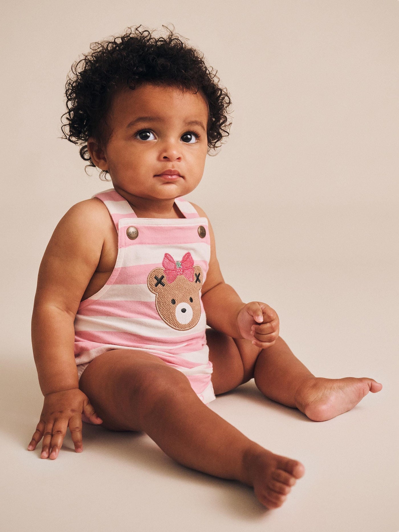 Huxbaby - Strawberry Stripe Playsuit - HB0021S25 Playsuit Huxbaby 