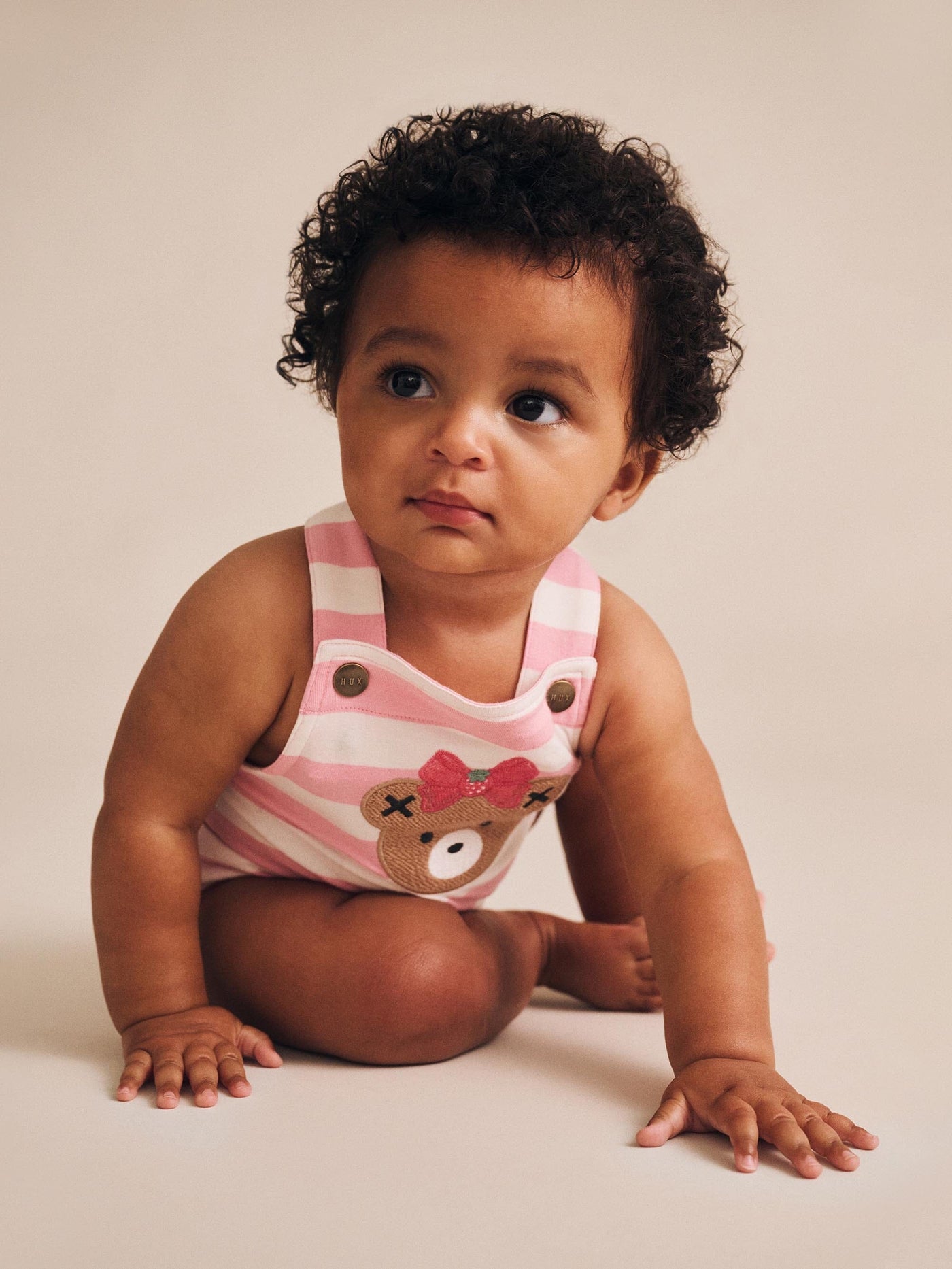 Huxbaby - Strawberry Stripe Playsuit - HB0021S25 Playsuit Huxbaby 