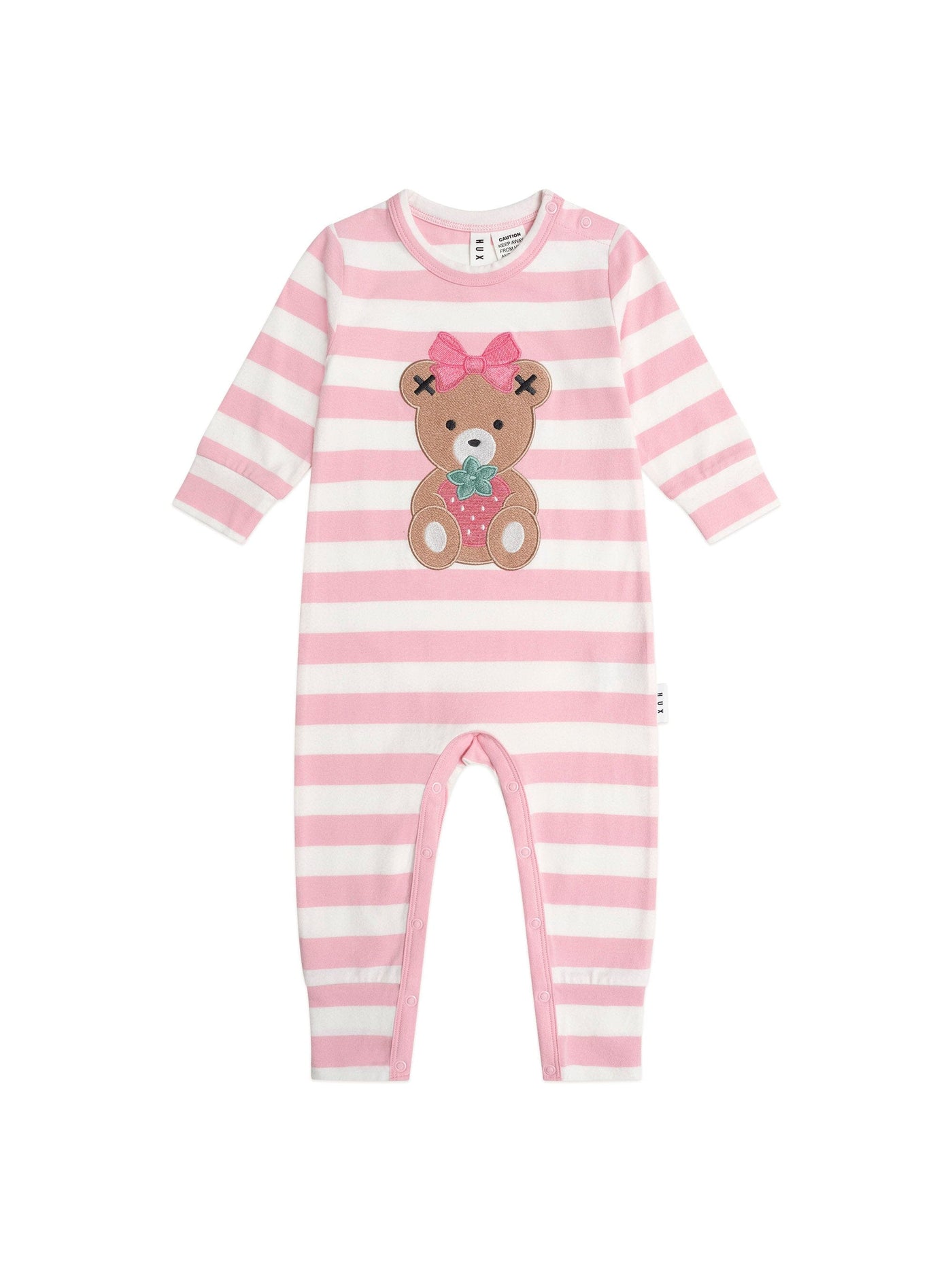Huxbaby - Strawberry Stripe Romper - HB0025S25 Romper Huxbaby 