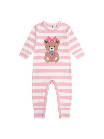 Huxbaby - Strawberry Stripe Romper - HB0025S25 Romper Huxbaby 