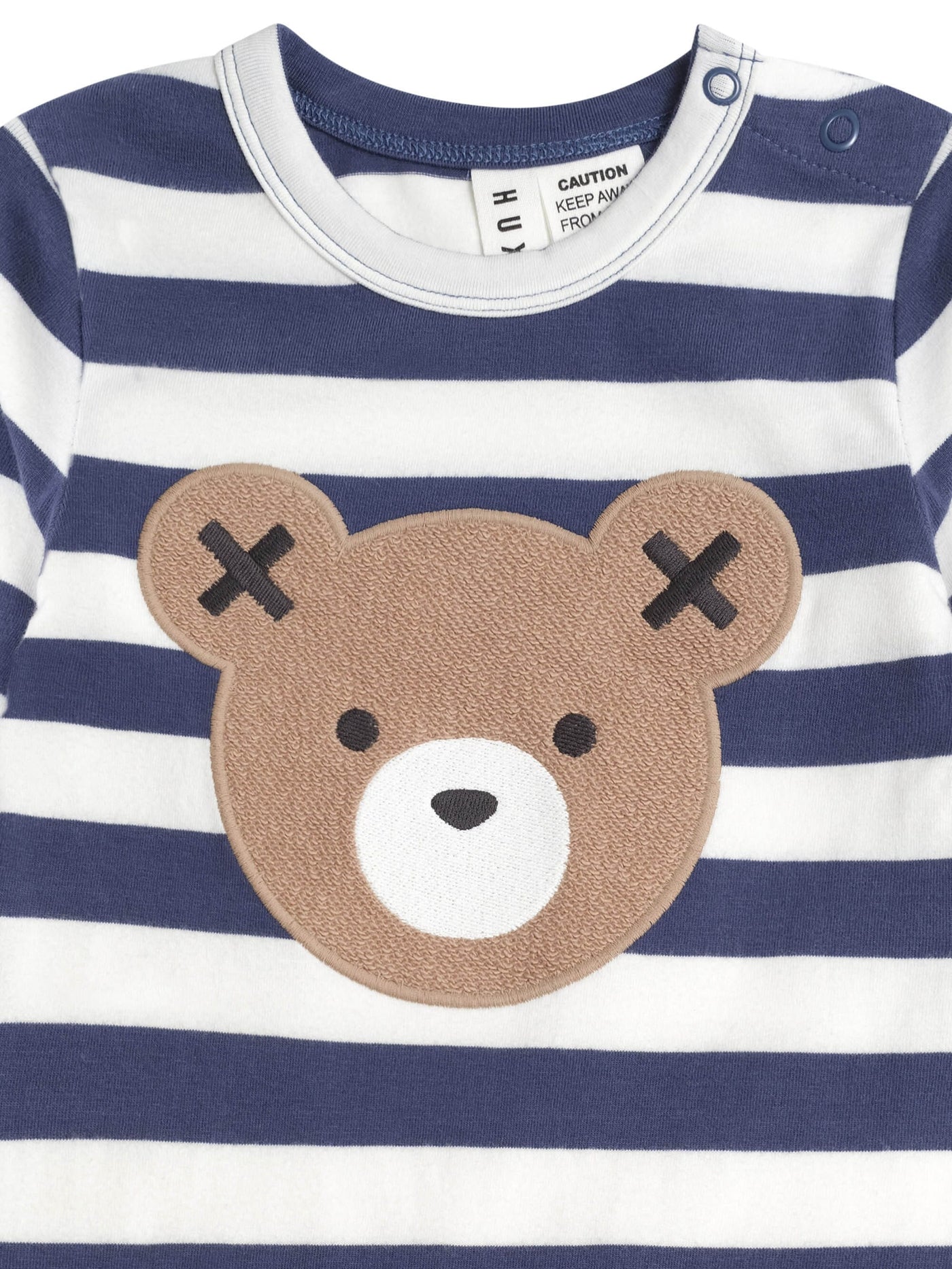 Huxbaby - Stripe Huxbear Romper - HB0026S25 Romper Huxbaby 