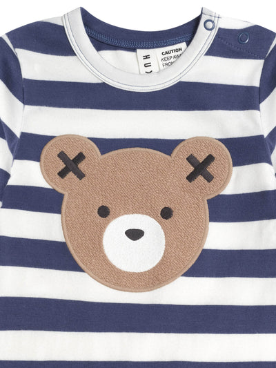 Huxbaby - Stripe Huxbear Romper - HB0026S25 Romper Huxbaby 
