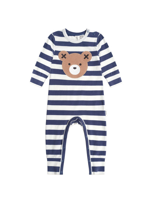 Huxbaby - Stripe Huxbear Romper - HB0026S25