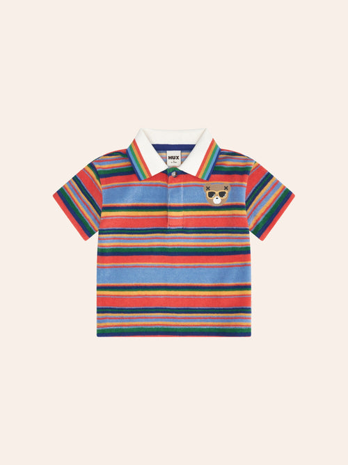 Huxbaby - Sunset Stripe Hux Towelling Polo | Sunset Stripe - PREORDER