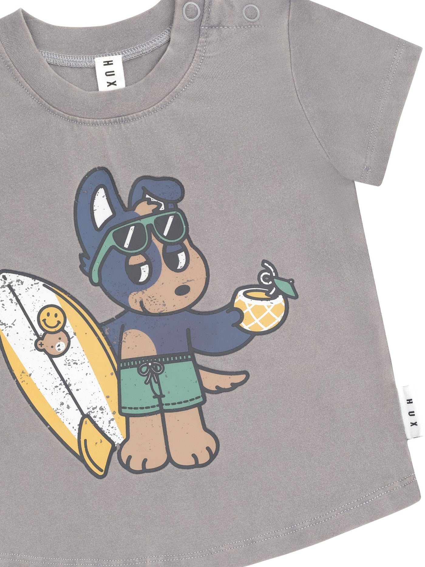 Huxbaby - Surfer Dawg T-Shirt - HB2272S24 Short Sleeve T-Shirt Huxbaby 