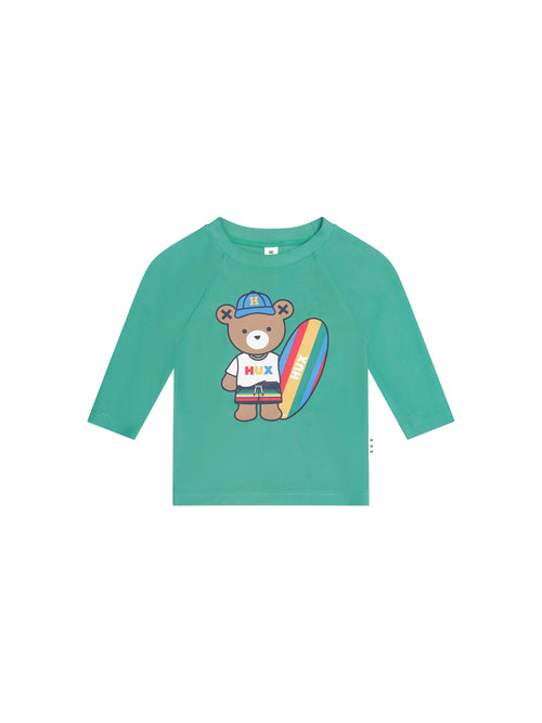 Huxbaby - Surfer Hux Rashie | Vintage Green