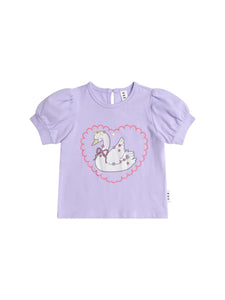 Huxbaby  - Swan Princess Puff Sleeve Tee - HB2263S25