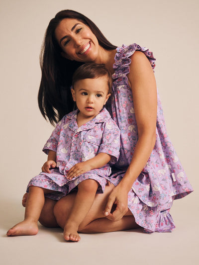 Huxbaby - Swanning About PJs - HB9175S25 Short Sleeve Pyjamas Huxbaby 