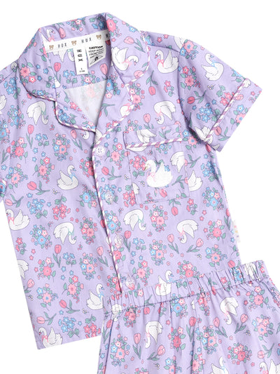 Huxbaby - Swanning About PJs - HB9175S25 Short Sleeve Pyjamas Huxbaby 