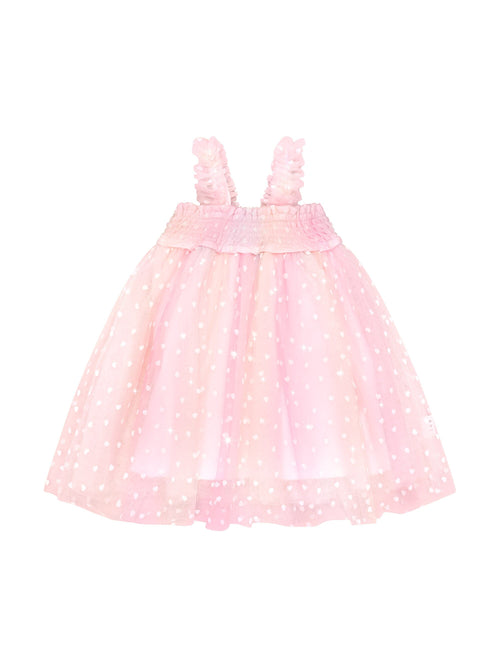 Huxbaby - Sweetheart Shirred Tulle Dress - HB1233S24