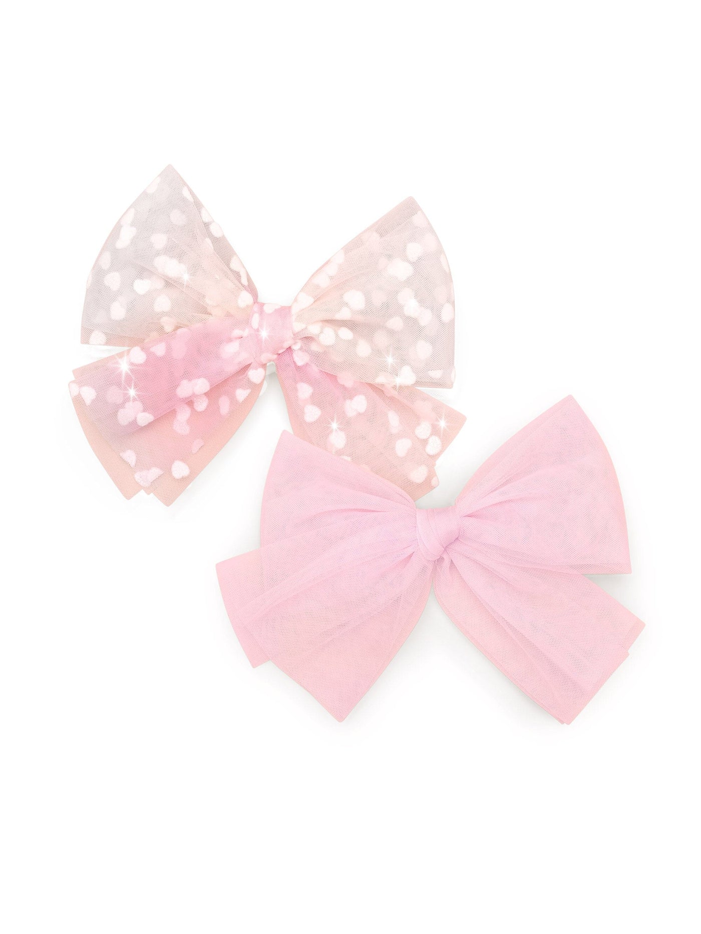 Huxbaby - Sweetheart Tulle 2Pk Hair Bow - HB8219S24 Hair Bows Huxbaby 