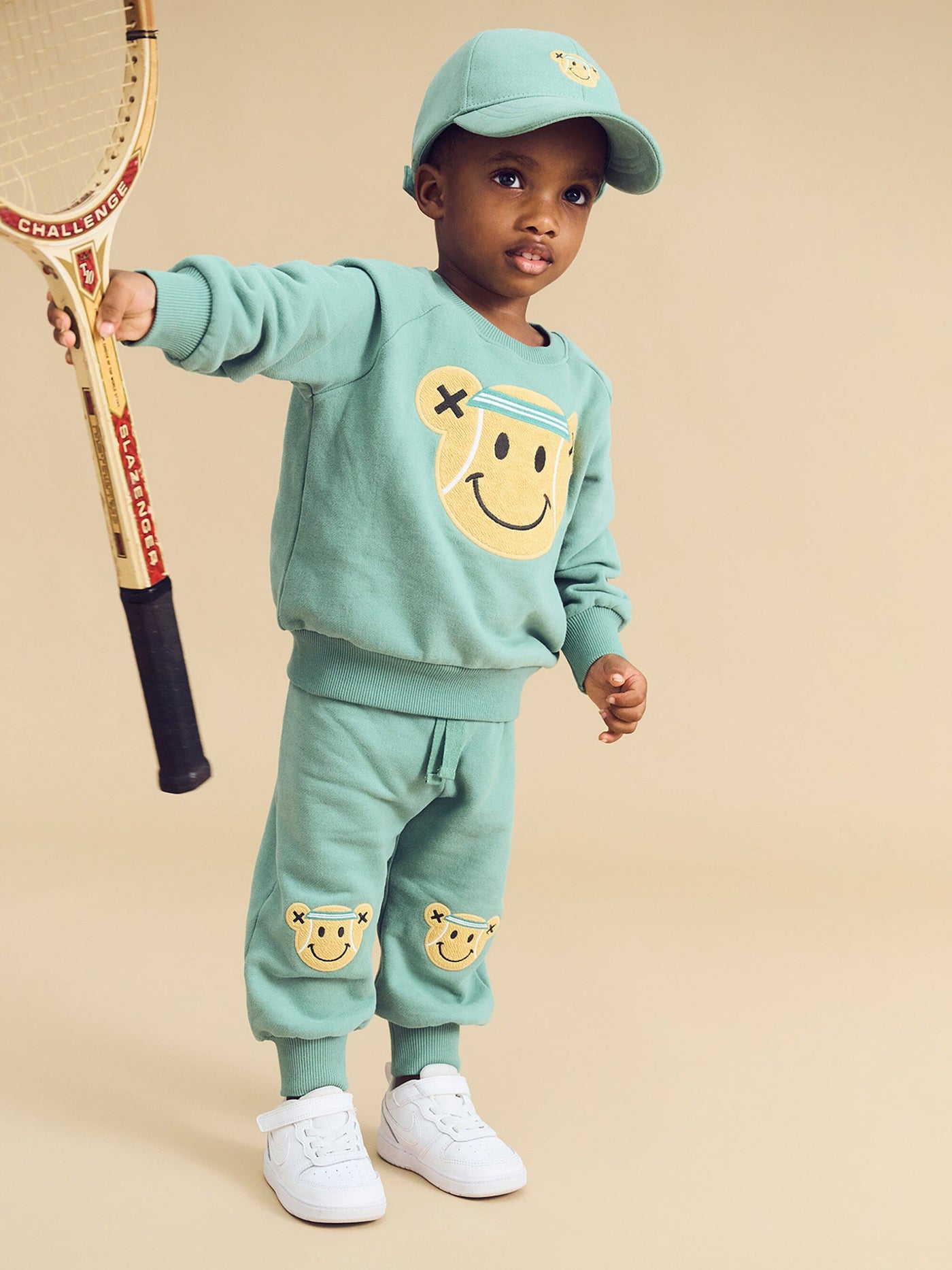 Huxbaby - Tennis Bear Sweatshirt - HB3017S24 Jumper Huxbaby 