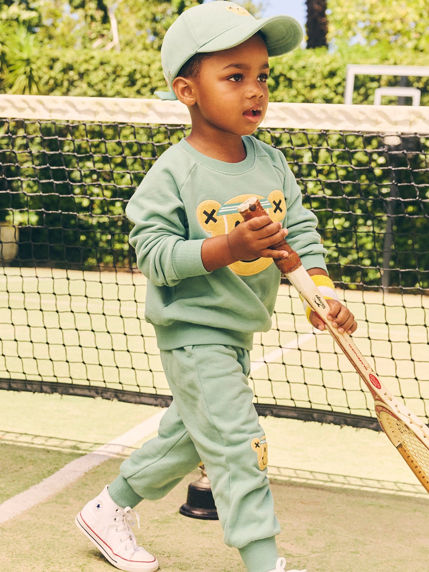 Huxbaby - Tennis Bear Sweatshirt - HB3017S24 Jumper Huxbaby 