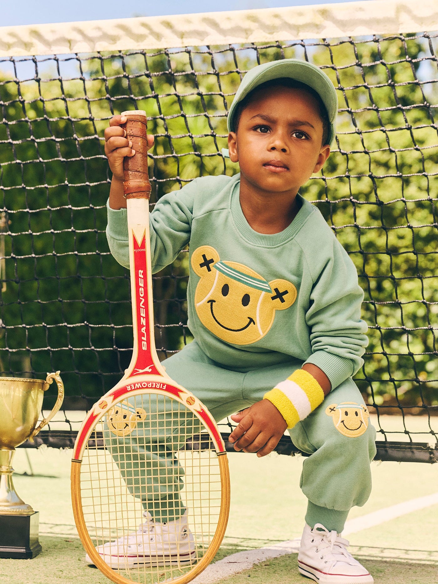 Huxbaby - Tennis Bear Sweatshirt - HB3017S24 Jumper Huxbaby 