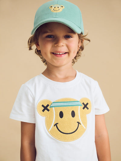 Huxbaby - Tennis Bear T-Shirt - HB2032S24 Short Sleeve T-Shirt Huxbaby 