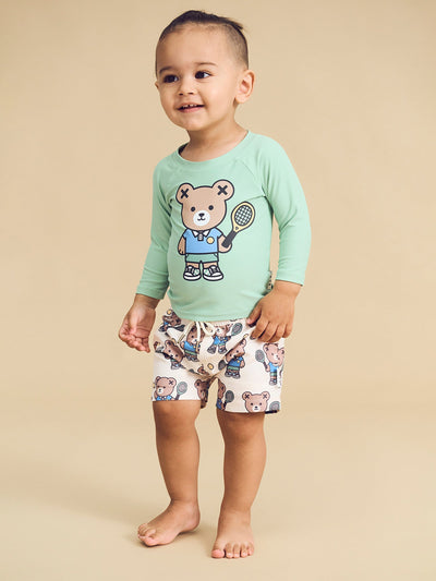 Huxbaby - Tennis Hux Swim Short - HB7177S24 Swim Shorts Huxbaby 