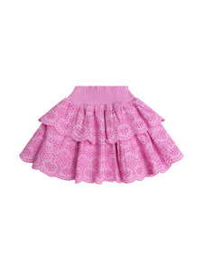 Huxbaby - Tiered Broderie Skirt - HB1274S25