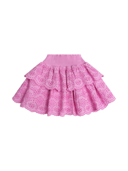 Huxbaby - Tiered Broderie Skirt - HB1274S25