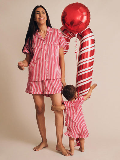 Huxbaby - Tis The Season PJs Candy Cane - HB9335S25 Short Sleeve Pyjamas Huxbaby 