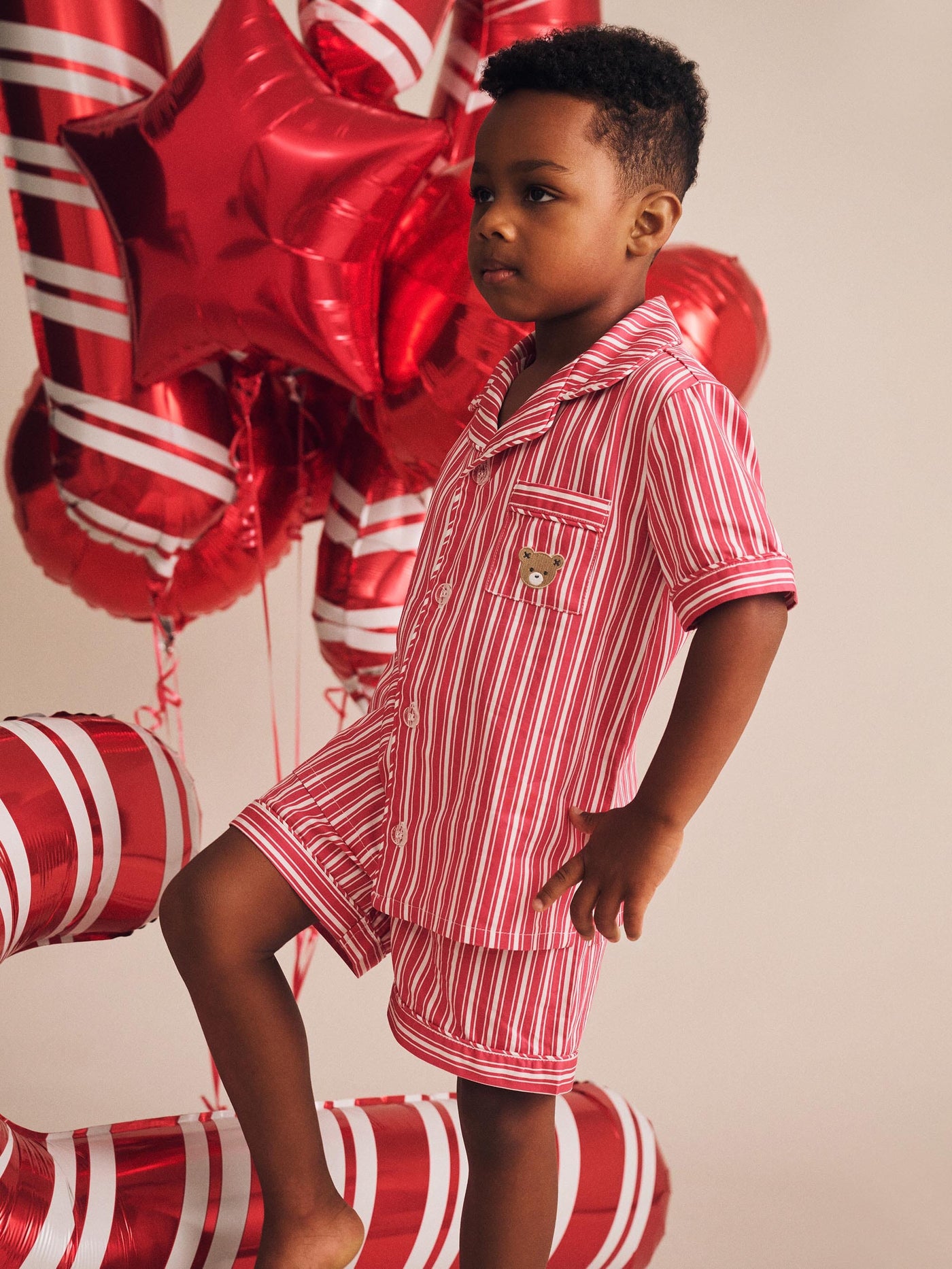 Huxbaby - Tis The Season PJs Candy Cane - HB9335S25 Short Sleeve Pyjamas Huxbaby 