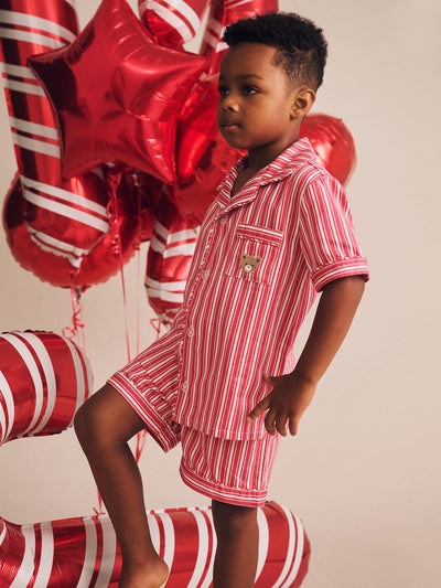 Huxbaby - Tis The Season PJs Candy Cane - HB9335S25 Short Sleeve Pyjamas Huxbaby 