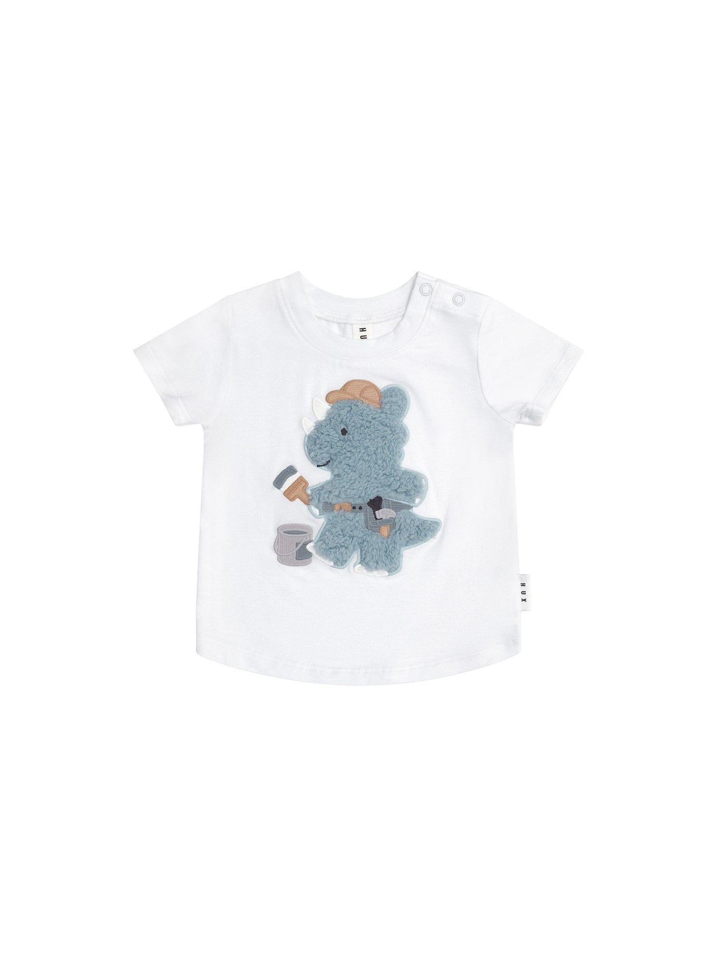 Huxbaby - Tradie Furry Dino T-Shirt - HB2080S24 Short Sleeve T-Shirt Huxbaby 