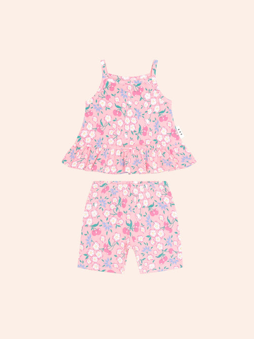 Huxbaby - Tropical Cherry Floral 2PC Set | Multi