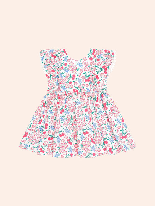Huxbaby - Tropical Floral Bow Back Dress | Multi