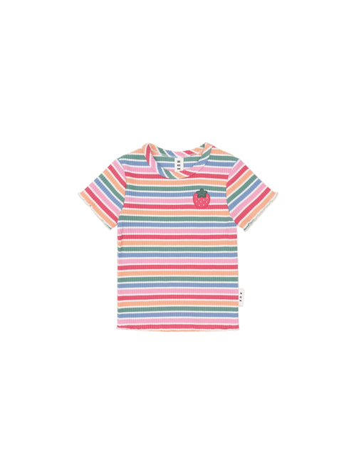 Huxbaby - Tutti Frutti Stripe Rib Tee