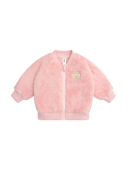 Huxbaby - Unicorn Heart Faux Fur Jacket - HB4018S24