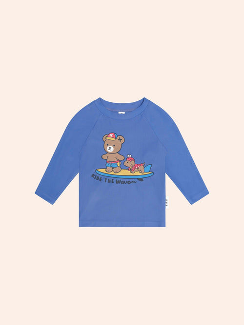 Huxbaby - Vacay Surf Hux Rashie | Cobalt