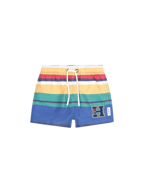 Huxbaby - Variegated Stripe Boardshort | Multi Stripe