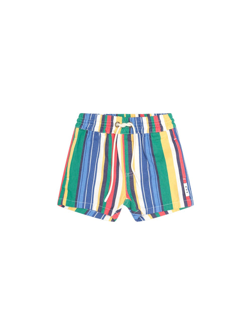 Huxbaby - Variegated Stripe Drawcord Short | Multi