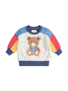 Huxbaby - Varsity Huxbear Spliced Sweatshirt - HB3086S25