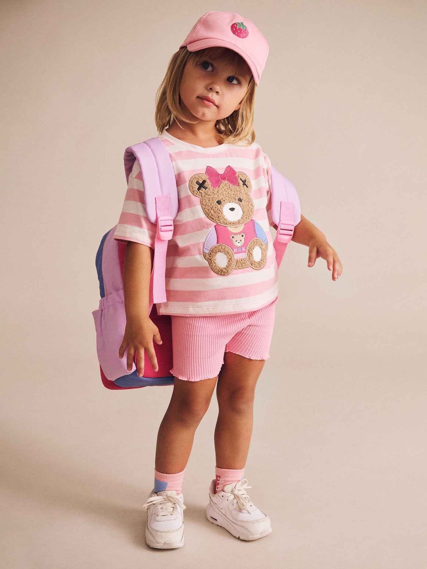 Huxbaby - Varsity Huxette Boxy Tee - HB2095S25 Short Sleeve T-Shirt Huxbaby 