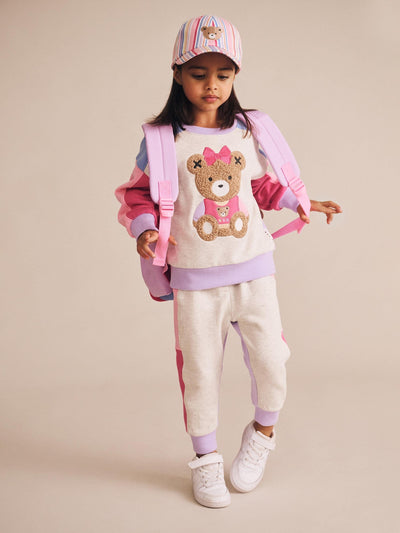 Huxbaby - Varsity Huxette Spliced Sweatshirt - HB3078S25 Jumper Huxbaby 