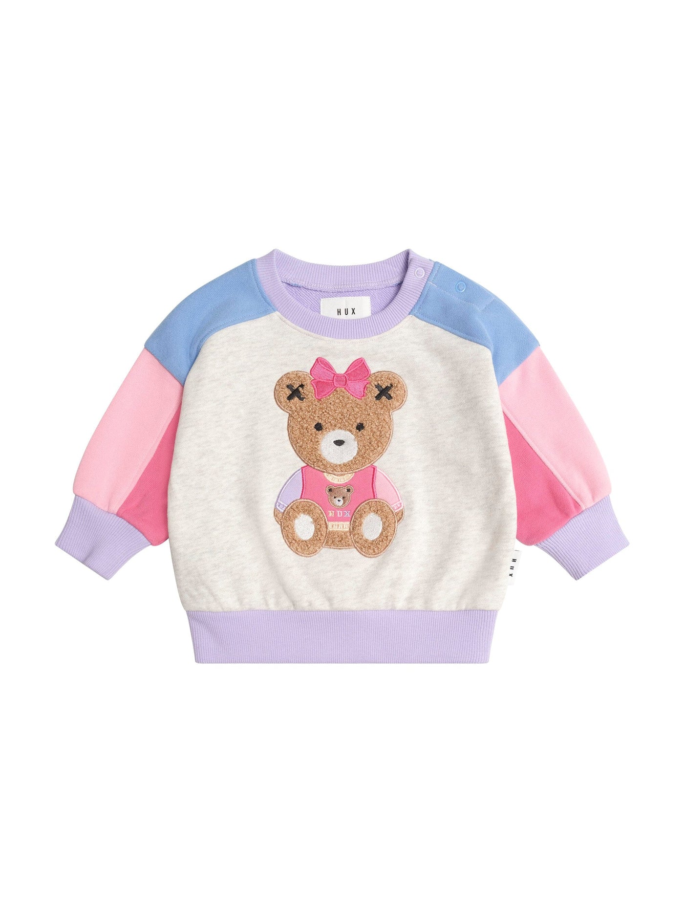 Huxbaby - Varsity Huxette Spliced Sweatshirt - HB3078S25 Jumper Huxbaby 