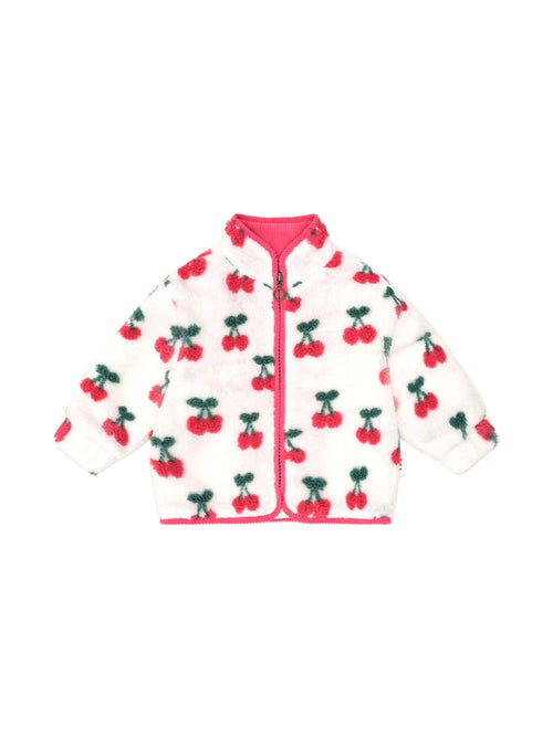 Huxbaby - Very Cherry Sherpa Jacket