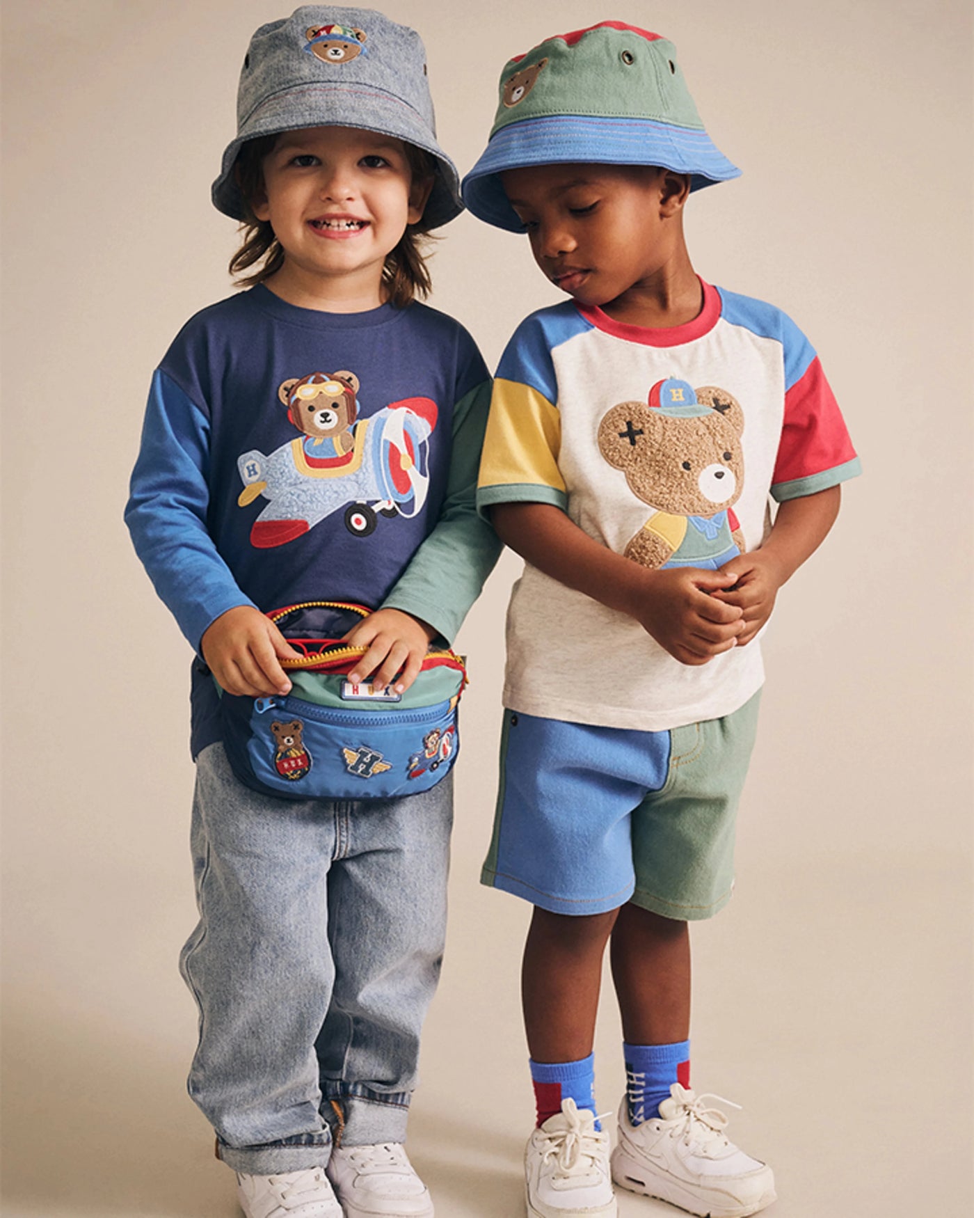 Huxbaby - Vintage Denim Shorts Multicolour - HB6282S25 Shorts Huxbaby 