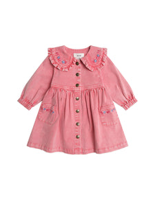 Huxbaby - Vintage Floral Collar Dress - HB1215S25