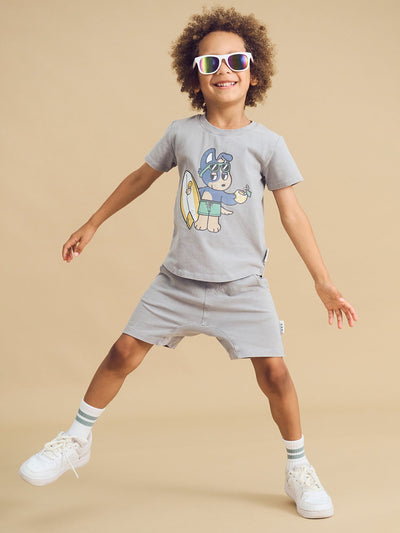 Huxbaby - Vintage Grey Slouch Short - HB6254S24 Shorts Huxbaby 
