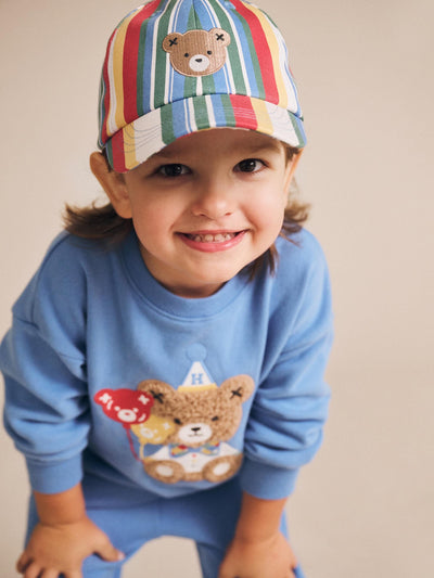 Huxbaby - Vintage Stripe Huxbear Cap - HB8001S25 Caps Huxbaby 